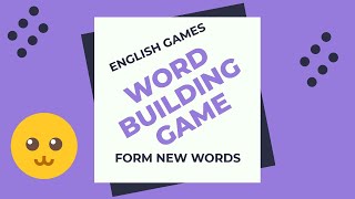 Kids English Speech | Word Building Game | Unscramble Words | Improve Vocabulary | Forming New Words screenshot 3