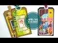 Create With Me - April Tag Of The Month From Piles Of Paragraphs