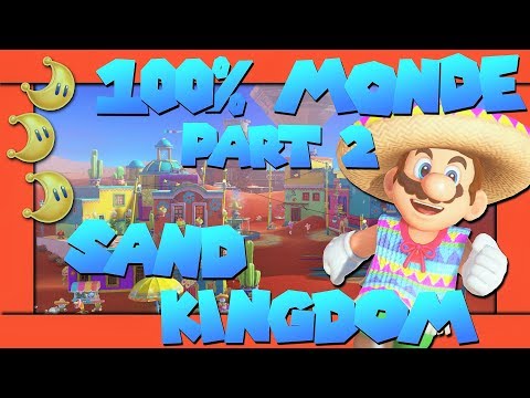 Video: Super Mario Odyssey Sand Kingdom Power Monde - Wo Man Sand Kingdom Monde Findet