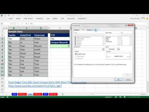 Excel Magic Trick