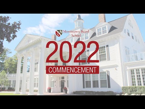 2022 Morristown-Beard School Commencement