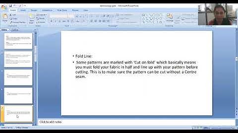 Pattern Making terminology Subject Basic Pattern Development B.des.1stsem.