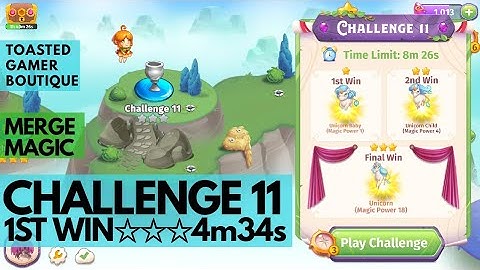 Merge Magic Challenge 11 • 4m34s 1st Win ☆☆☆