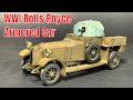 1/35 Rolls Royce WWI armored car by Meng Models (complete build video )