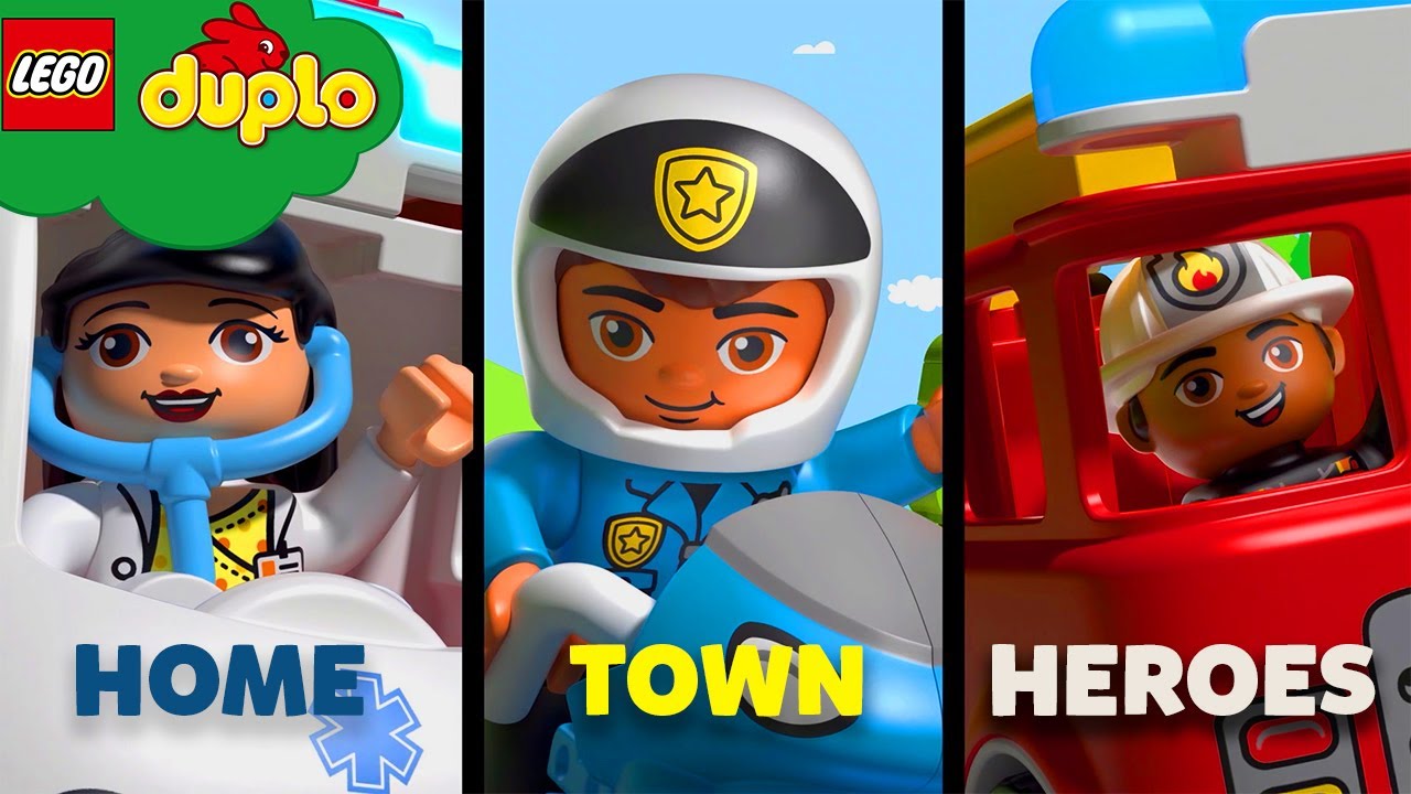 ⁣LEGO - Hometown Heroes | Sing-along with us! | LEGO DUPLO | Moonbug Stories and Fairy Tales for Kids