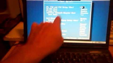 Checking boot order.