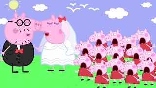 Daddy Pig Married Mommy Pig - Peppa and Roblox Piggy Funny Animation Parody