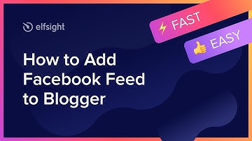 How to Embed Facebook Feed Widget on Blogger