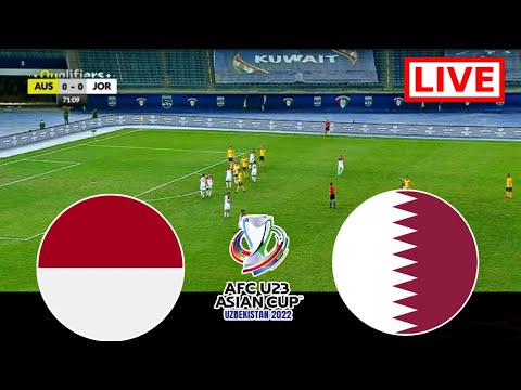 Indonesia U23 vs Qatar U23 Live Score Football | U23 AFC Asian Cup 2024 | football