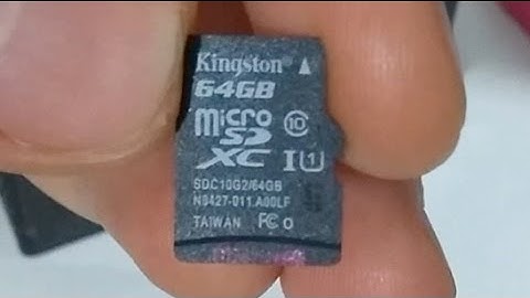 SJ4000 camera using a 64GB MicroSD card