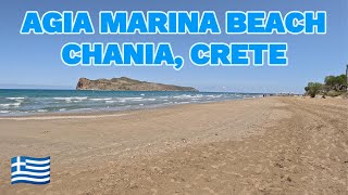 4K BEACH VLOG from Agia Marina 😎🇬🇷