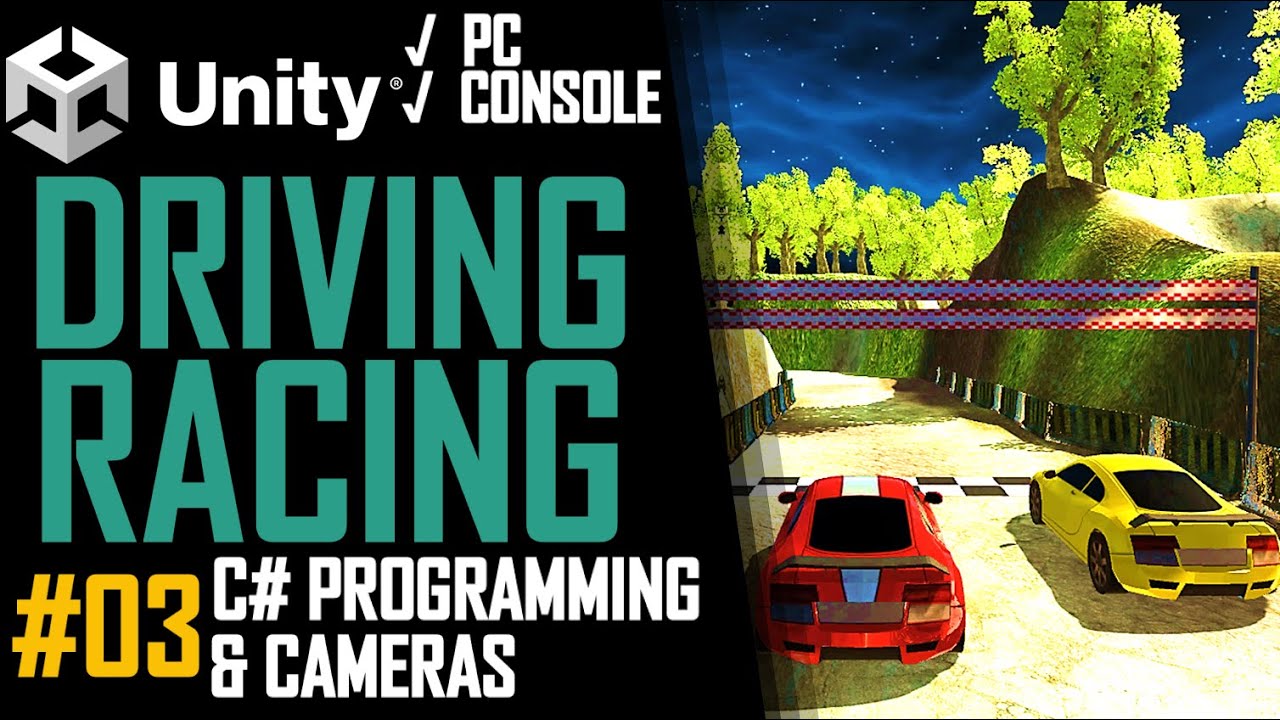 How To Make A Driving Racing Game For Free Unity Tutorial 01 Beginner Basics Youtube