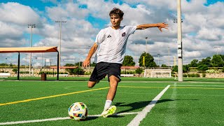 Complete Football Training Session - First Touch, Passing & Finishing