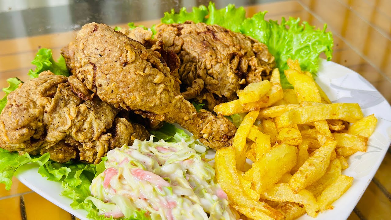 KFC Style Chicken Broast at Home | Crispy & Juicy Secret Recipe😍