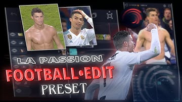LA PASSION FOOTBALL EDIT 🔥 | Cristiano Ronaldo | Ae inspired edit Xml | (+Preset) | NIRAJ 0X |