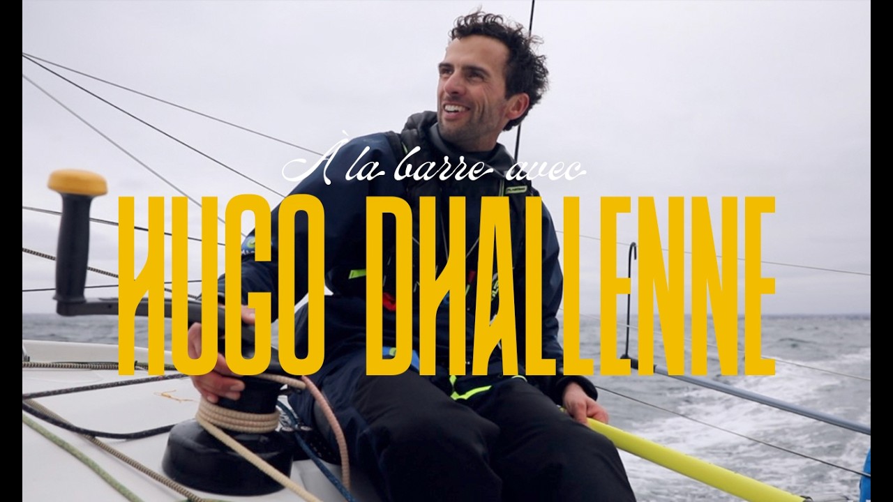 ⁣À la barre d'un Figaro 3 : une navigation sous spi et dans la brise avec Hugo Dhallenne