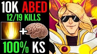 Brain Hacked Ks With Sunstrike 100% Abed 10K Mmr Invoker Dota 2