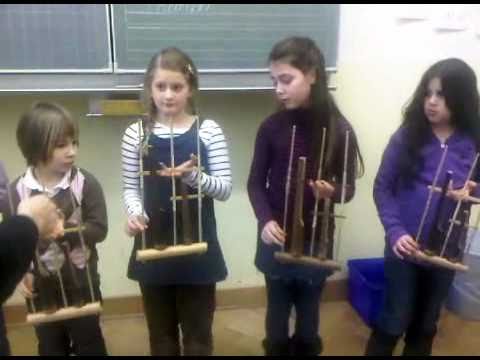 Introducing Angklung Class at the German Elementry...