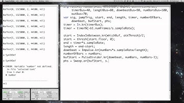 Synchronous Looping Environment in SuperCollider