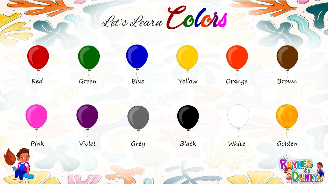 Learn Colors Name In English | Color Videos For Kids |  Learn to write colors name for Kids