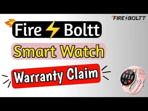 Fire Boltt, how to register for warranty of fire boltt Smartwatch 