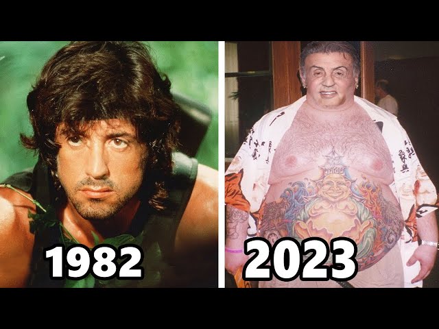 Rambo - Programado para Matar. antes e depois( 1982-2023). #antesedep