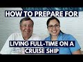 How to prepare for living life fulltime on a cruise ship with super mario