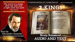 12 | Book of 2 Kings | Read by Alexander Scourby | AUDIO & TEXT | FREE  on YouTube | GOD IS LOVE