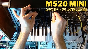 MS 20 mini Acid House Jam | Love those overdriven filters!