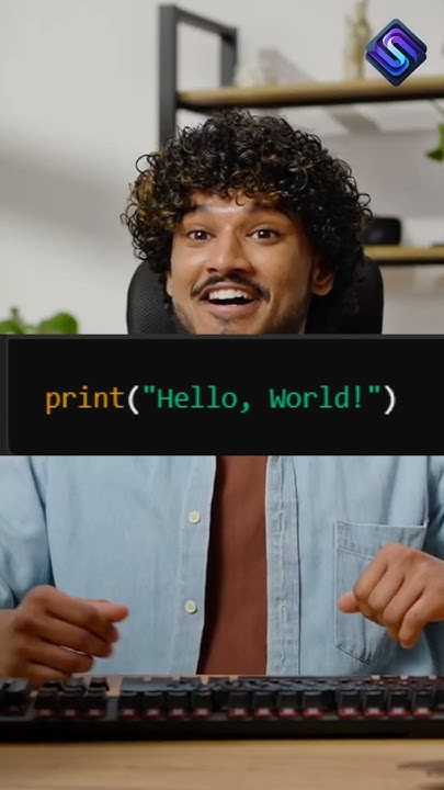 Python का पहला प्रोग्राम | Hello World! 💻 #programming #python #shorts ...