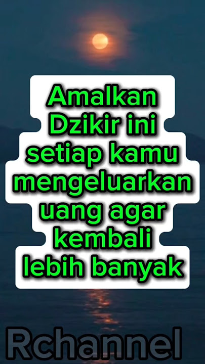Amalkan Dzikir ini, setiap kamu mengeluarkan uang, agar kembali lebih banyak #shorts