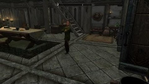 This is what happens when you turn a kid "invisible":Skyrim