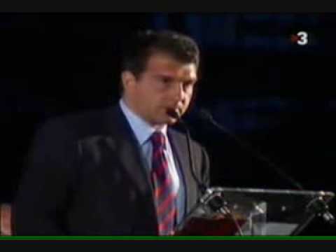 Laporta borracho dient "al loro"