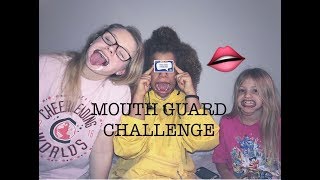 MOUTH GUARD CHALLENGE (with kenzie and kenna)