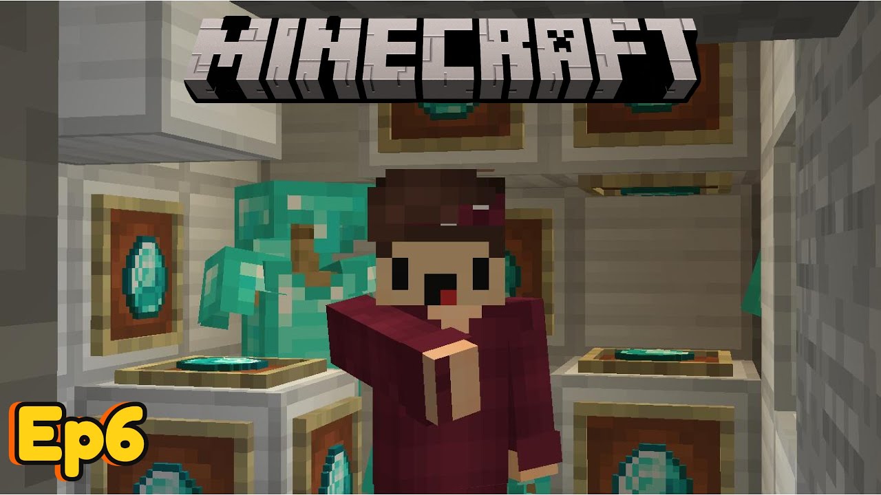 Minecraft Lets play Ep 6 , Geared Up - YouTube