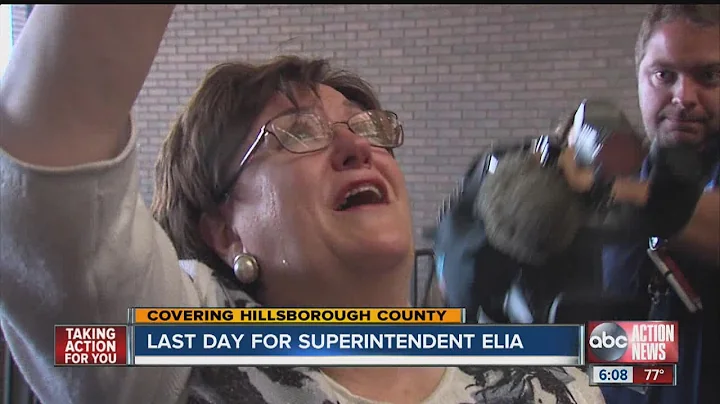 Elia bids farewell to Hillsborough schools