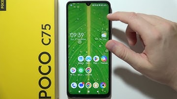 POCO C75: Dubbeltikken om scherm te vergrendelen inschakelen