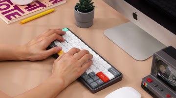 NuPhy Air60 V2 Typing Sound Test - Aloe / Cowberry / Wisteria / Moss