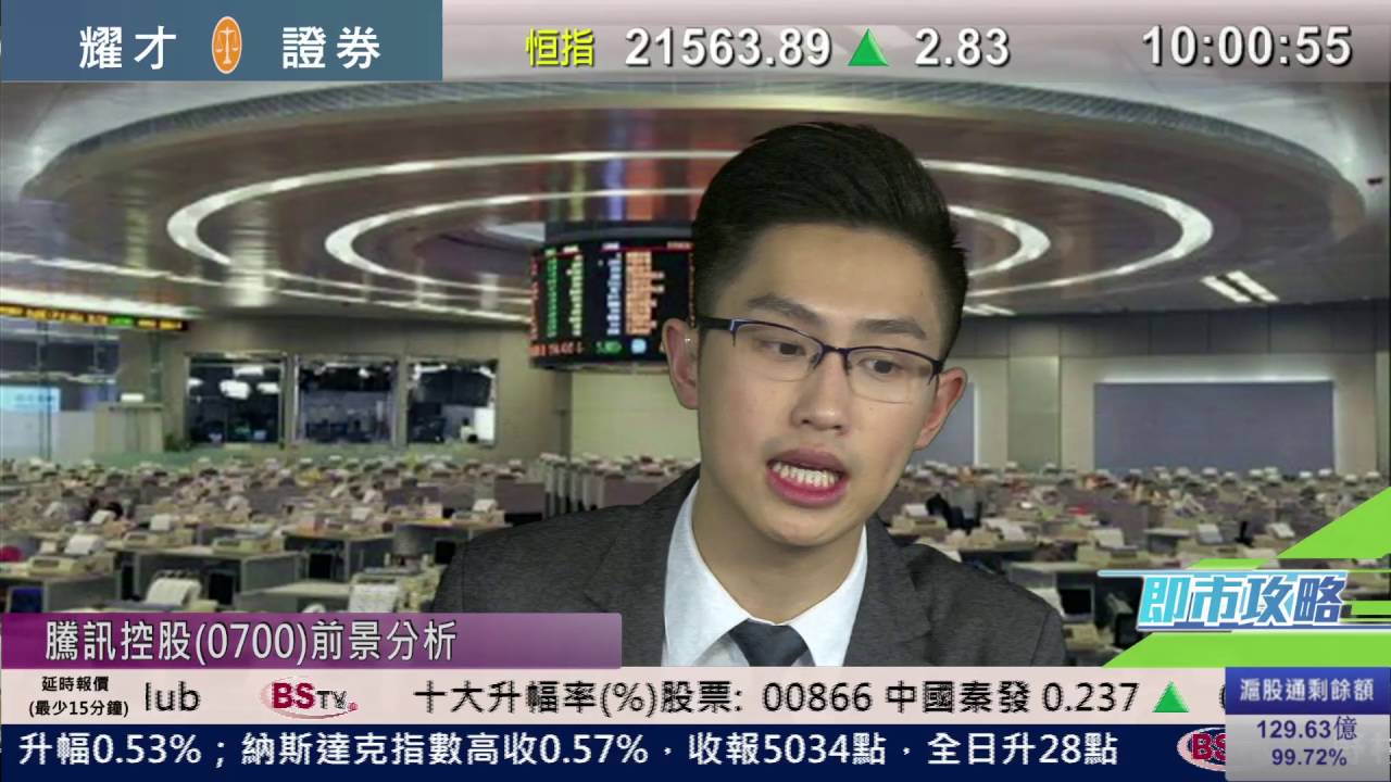 耀才財經台 即市攻略 李岸杰 黃偉豪－騰訊控股(0700)前景分析
