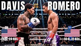 GERVONTA DAVIS (USA) vs ROLANDO ROMERO (USA) Fight | DESTROYED | KO