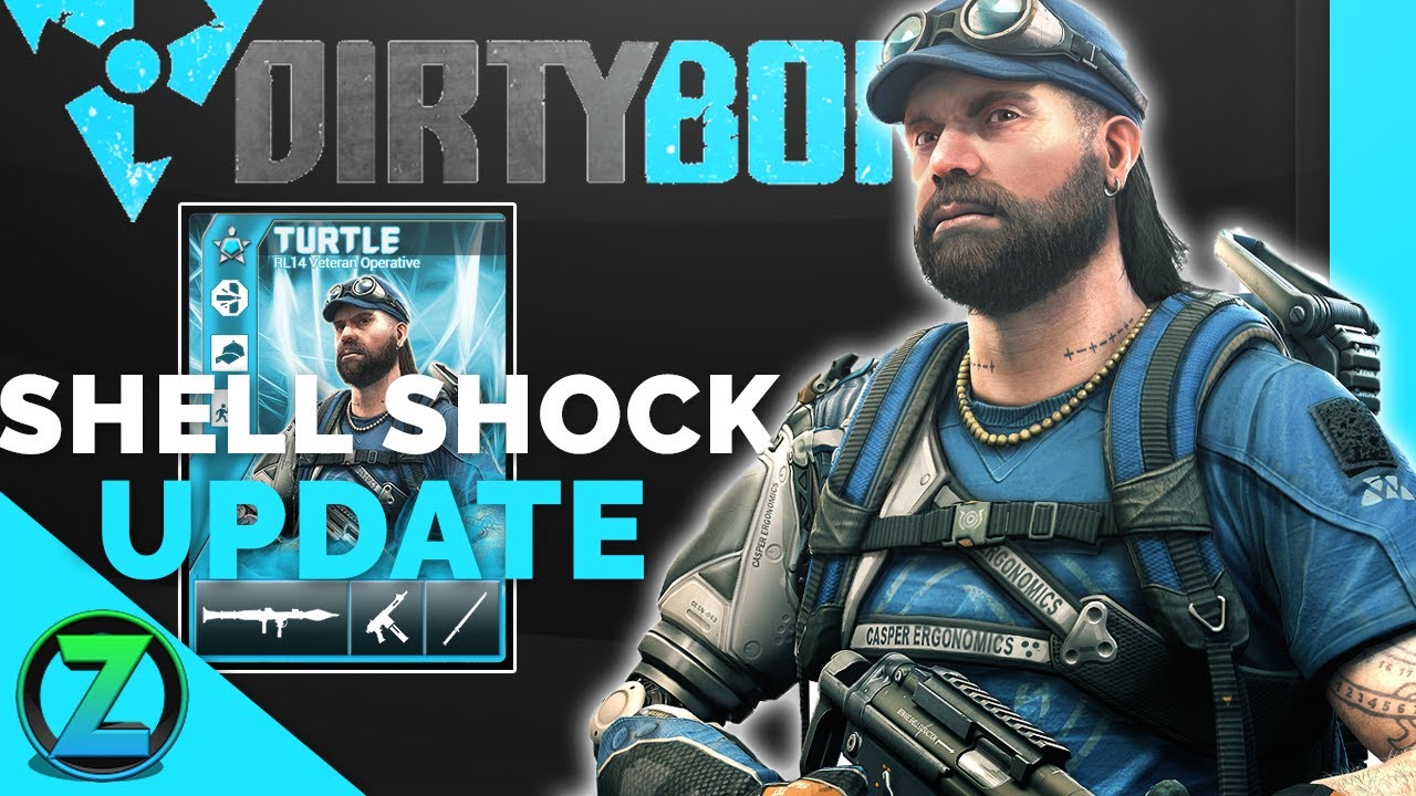 THE SHELL SHOCK UPDATE! NEW MERC - TURTLE (Dirty Bomb)