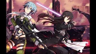 kirito and sinon [ AMV ] - On My Own