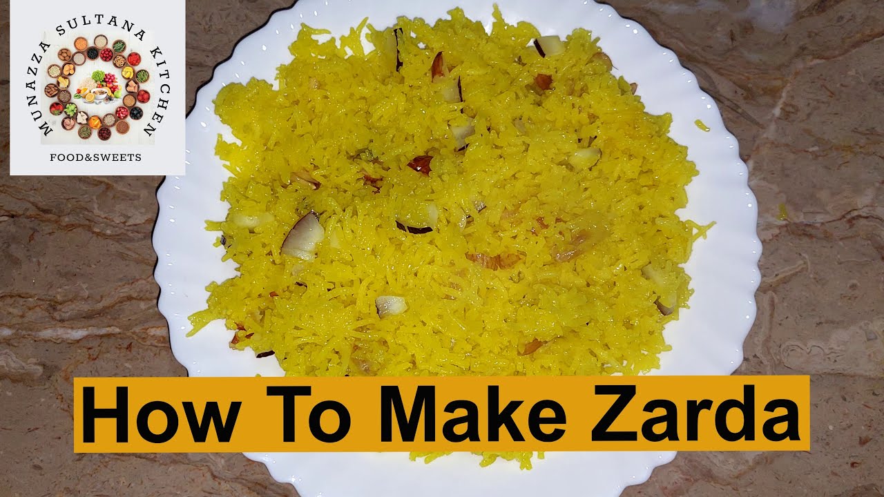 How To Make Zarda At Home zarda chawal banane ka tarika YouTube