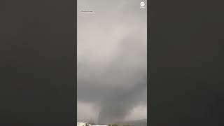 New video shows tornado churning through Little Rock, Arkansas, amid significant tornado outbreak