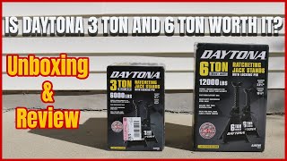 [UNBOXING]I Got the Daytona 3 Ton and 6 Ton Jack Stands! Are They Worth It? Full Unboxing and Review