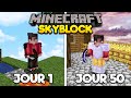 Jai survcu 50 jours en skyblock sur minecraft voici ce qui sest pass