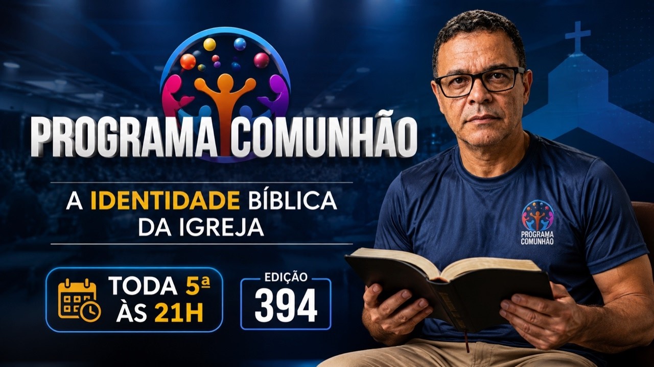 Nesta quinta-feira, às 21h, vamos conversar sobre A IDENTIDADE BÍBLICA DA IGREJA.
Participe conosco!