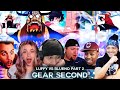GEAR SECOND First Time Luffy Vs Blueno Part 2 Reaction Mashup GEAR SECOND First Time Luffy Vs Blueno Part 2 Reaction Mashup