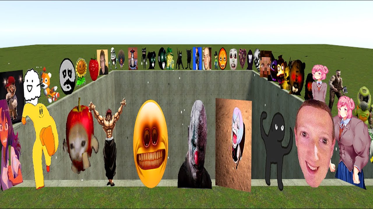 Random Nextbots Pack In Garry's Mod \ Gmod \ 2K