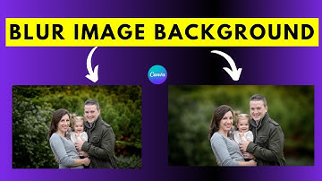 How to Blur the Background of a Photo or Image in Canva - Auto Focus Effect in Canva